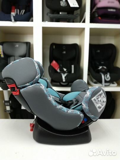 Автокресло 0-25кг Kids Planet Galactic лазурные кр