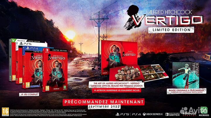 Игры PS5 Alfred Hitchcock: Vertigo-Limited Edition
