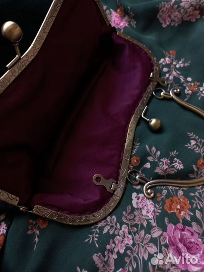 Клатч сумка с фермуаром