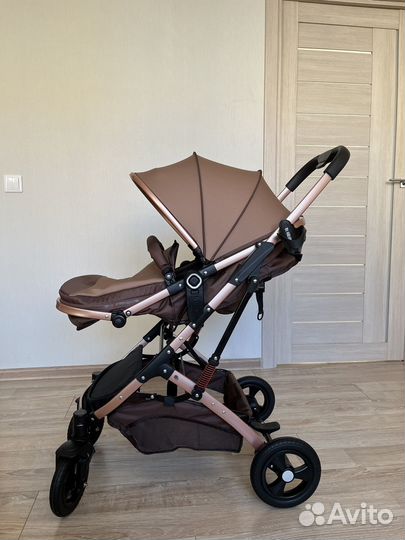 Коляска-трансформер 3-в-1 для новорожденных