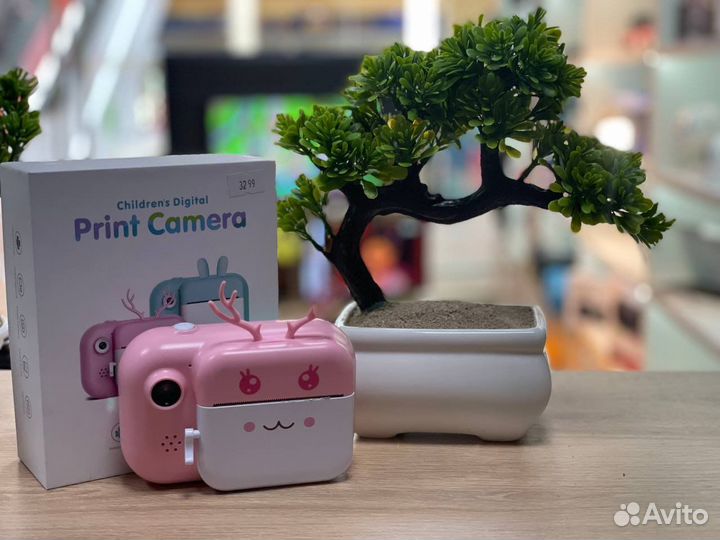 Детский фотоаппарат с мгновенной печатью