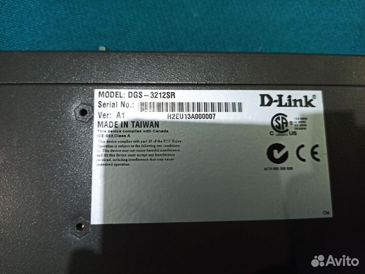 Коммутатор D link DGS-3212SR