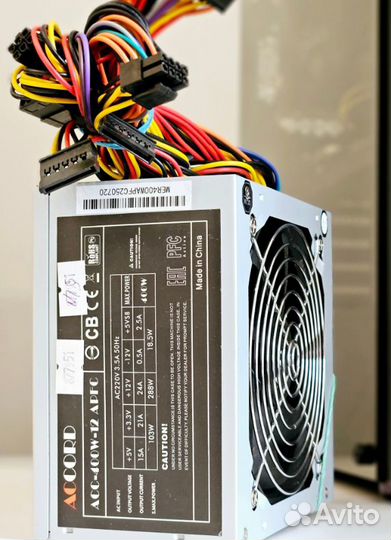 Блок питания 400W 6 pin PCI-E