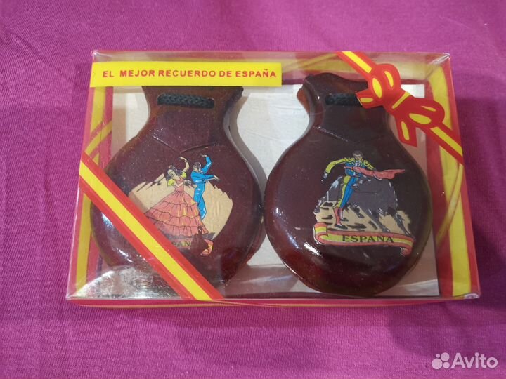 Кастаньеты из Испании. Новые в упаковке