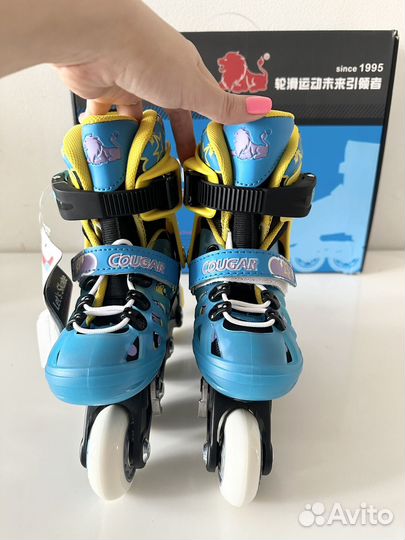 Роликовые коньки детские раздвижные 23-26