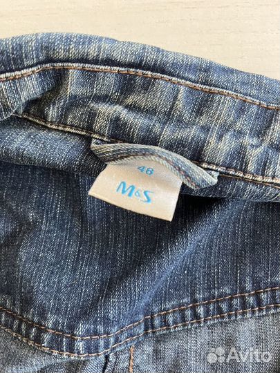 Куртка джинсовая размер 48