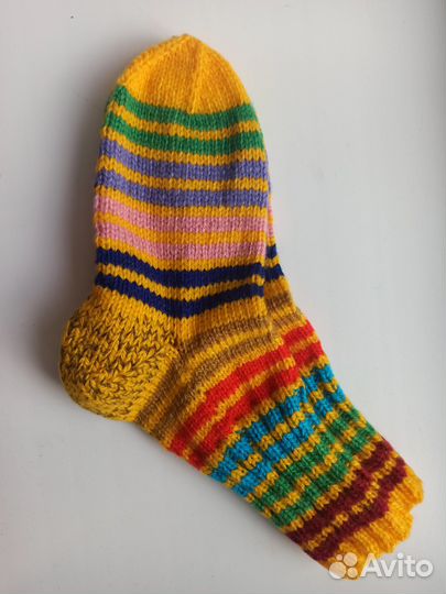 Вязанные носки ручной работы