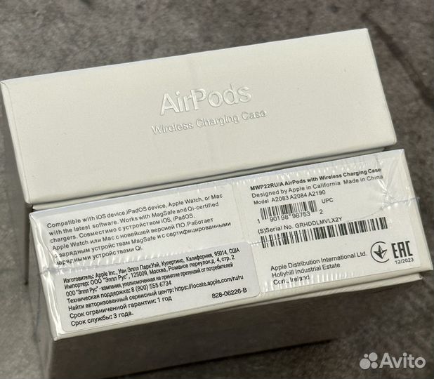 Беспроводные Наушники Apple Airpods 2