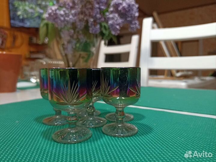 Хрустальные рюмки на ножке СССР