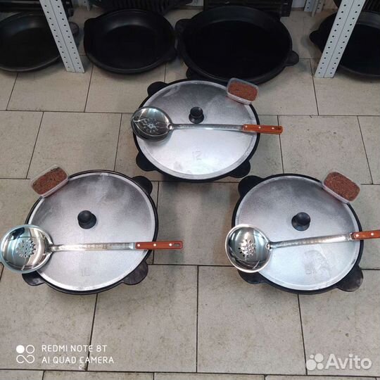 Казан Чугунный Узбекский Обожжённый