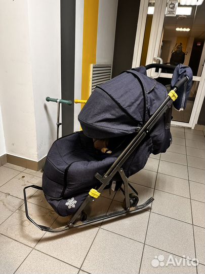 Детские санки коляска