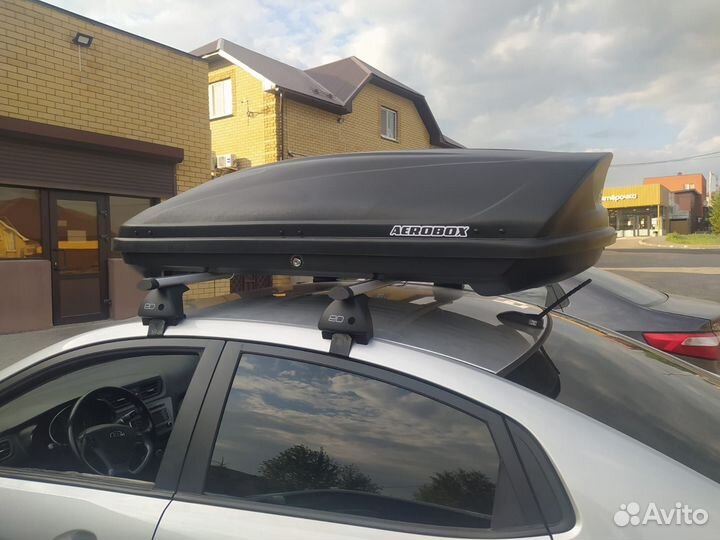 Бокс на крышу Киа Рио 3 сд аэро