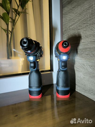 Шуруповерт+ импакт bosch набор 2в1