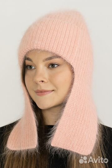 Шапка ушанка женская