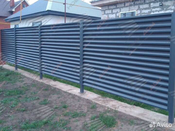 Забор жалюзи