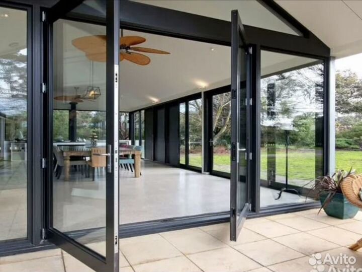 Окна алюминиевые и двери с установкой под ключ