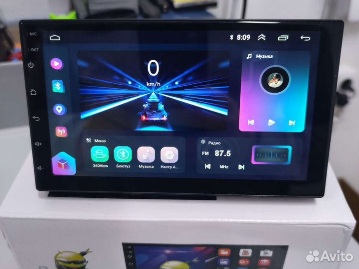 Магнитола CarAudio 7216C, 2/32, 7 дюймов, EQ+Hi-Fi