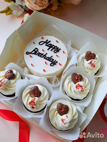 Капкейки, бенто торт