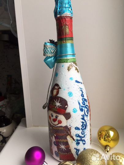 Бутылка шампанского