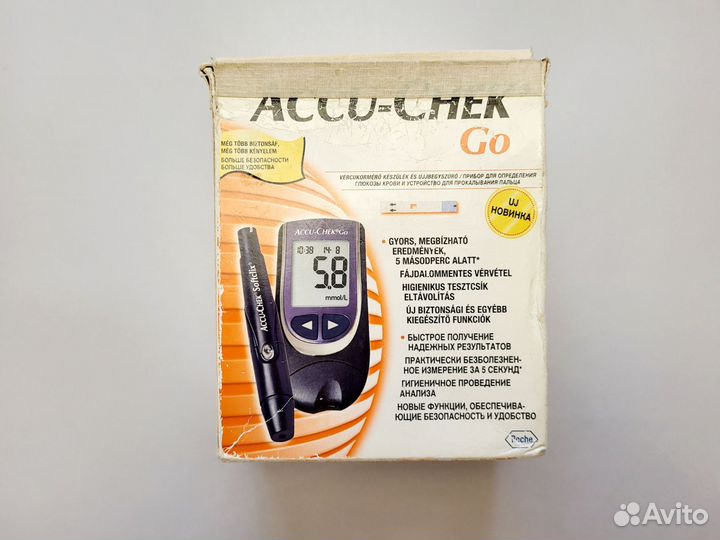 Глюкометр accu chek go