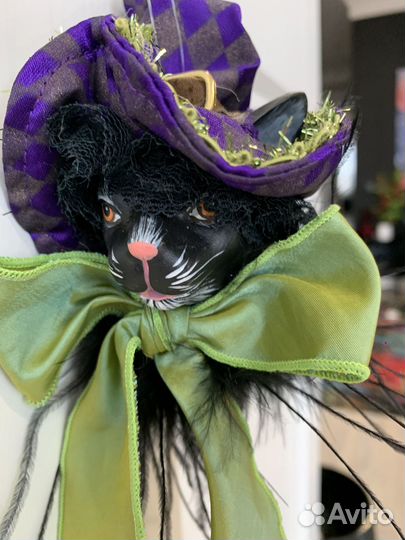 Украшение подвесное кот