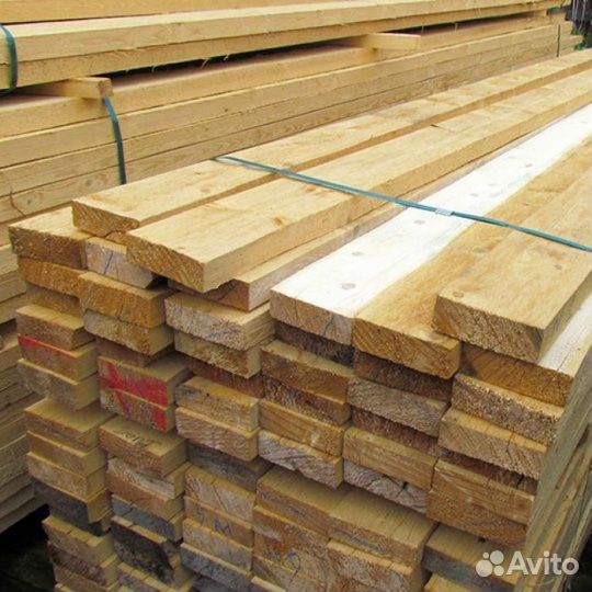 Доска 50x150x6000мм естественной влажности