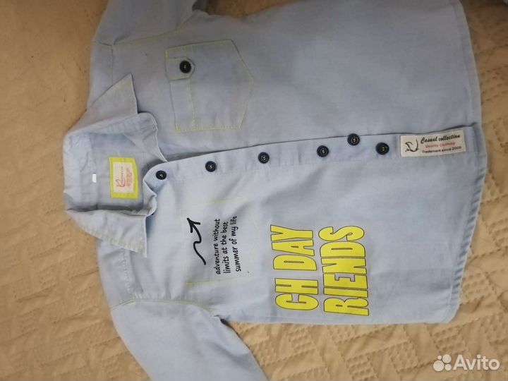 Рубашки на мальчика 104