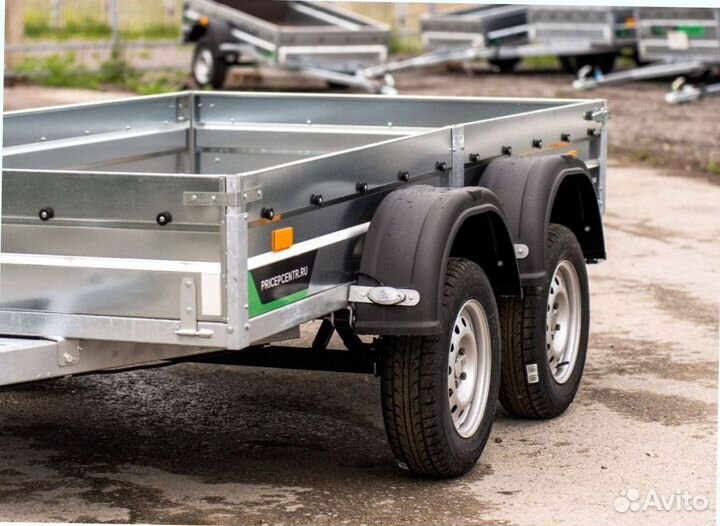 Прицеп легковой двухосный 2.5м на 1.5м Титан