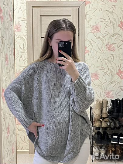 Свитер пончо