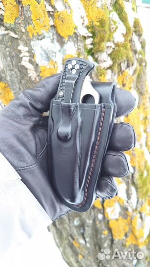 Кожаный чехол для ножа Spyderco Endura 4