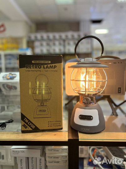 Фонарь для кемпинга ретро TM-LY08 на акб