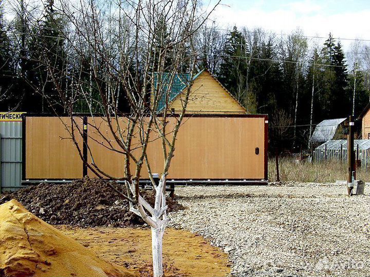 Октаные ворота из профлиста