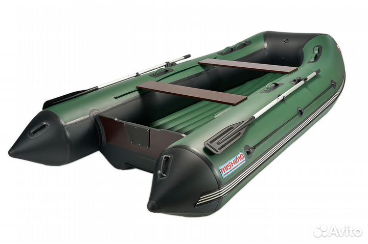 Моторная лодка mishimo lite 390 зеленая