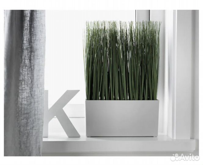 IKEA Искуссвенное растение и кашпо икея