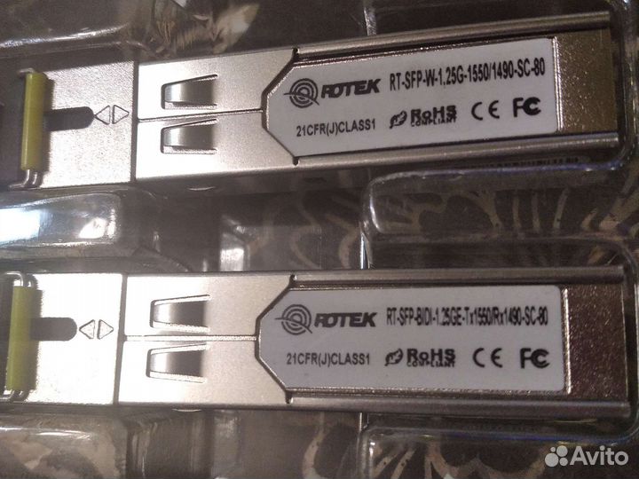 Модуль оптический rotek sfp w 1.25g 1490/1550