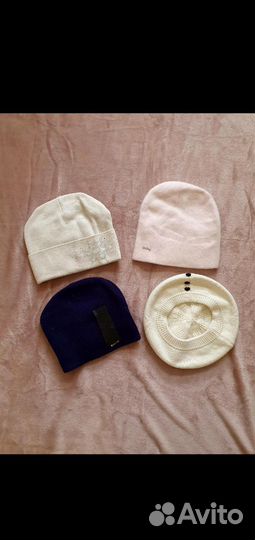 Шапка зима женская. Берет осень.4 шт