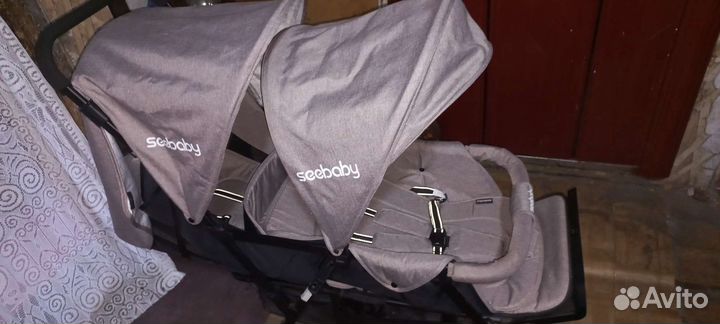 Детская коляска для двойни бу