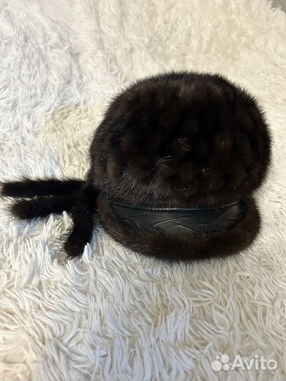 Шапка норковая женская