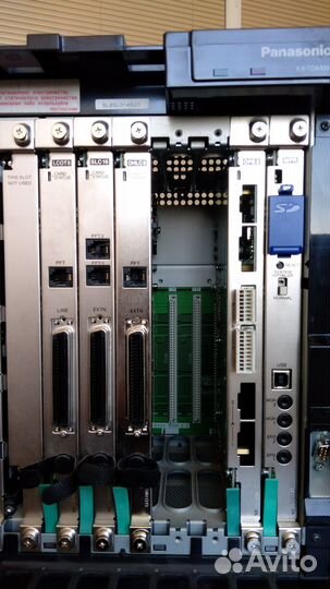 Panasonic KX-TDA100 + опции + патч-панель