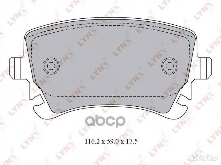 Колодки тормозные задние audi A4 2.0T-3.0D 03-0