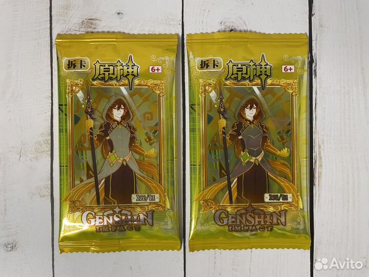 Карточки Аниме Геншин Чжун Ли