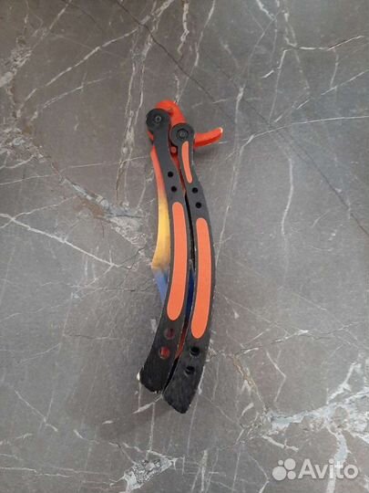 Деревянный нож бабочка