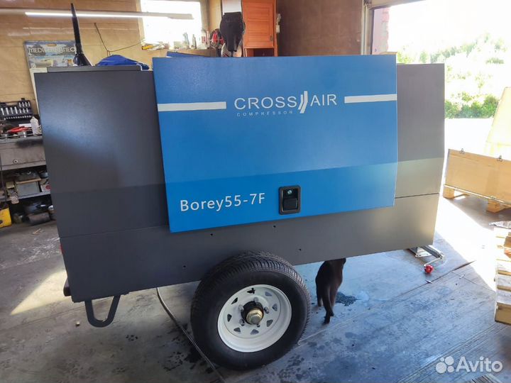 Дизельный винтовой компрессор Borey 7 бар