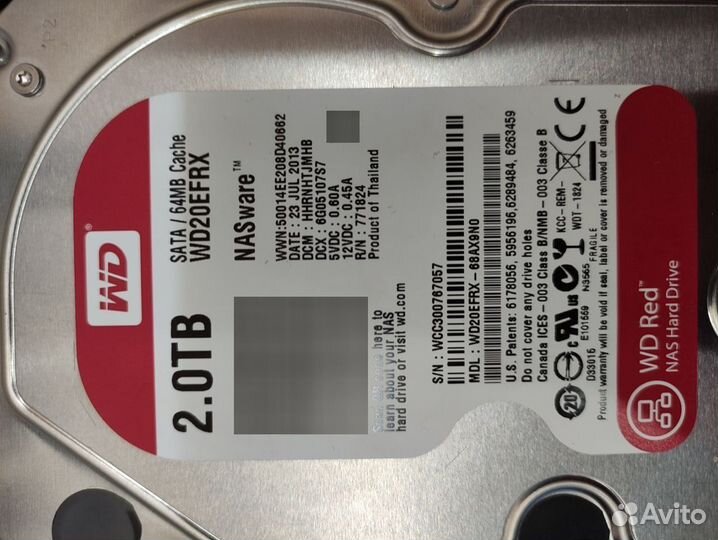 Жесткий диск WD RED 2TB