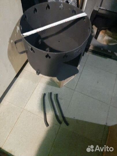 Печь под чугунный казан 22 литра без трубы