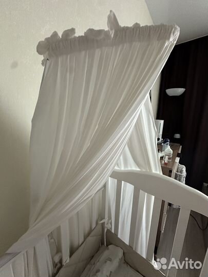 Балдахин на кроватку и держатель для балдахина