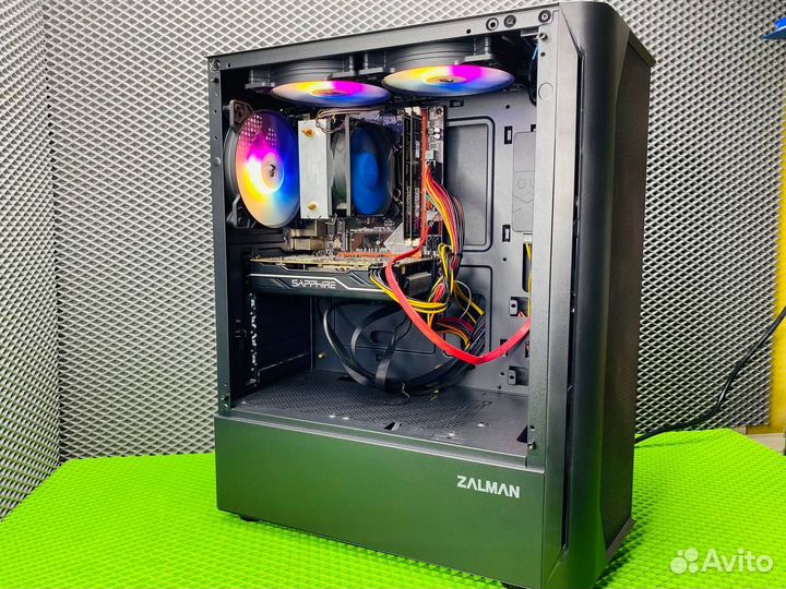 Компьютер Игровой core i5/32/SSD512/RX570 4gb
