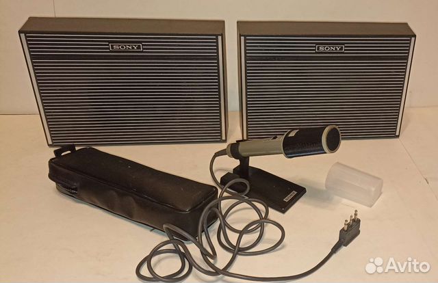 Студийный микрофон Sony F-99 S + колонки SS-16 купить в Москве | Хобби ...