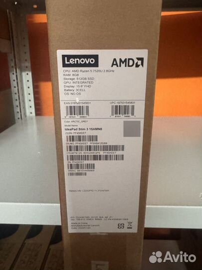 Ноутбук Lenovo IdeaPad Slim 3 15AMN8 82XQ00eqps