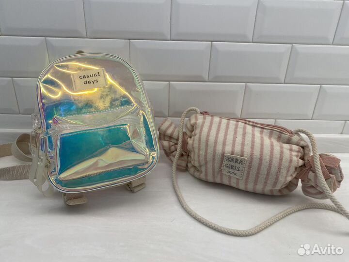 Рюкзак и сумка Zara для девочки